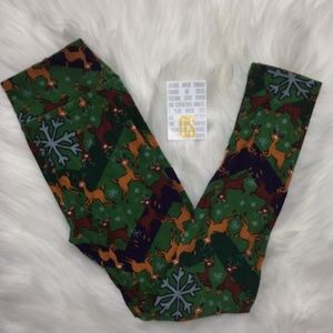 **BRAND NEW** Adult LuLaRoe  H O L I D A Y  Leggings OS